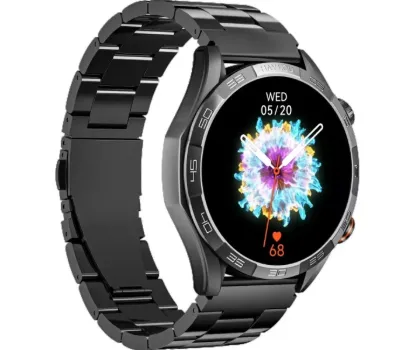 Смарт годинники Xiaomi Haylou Solar 5 HF004 LS20 Silicone + Stainless strap Black