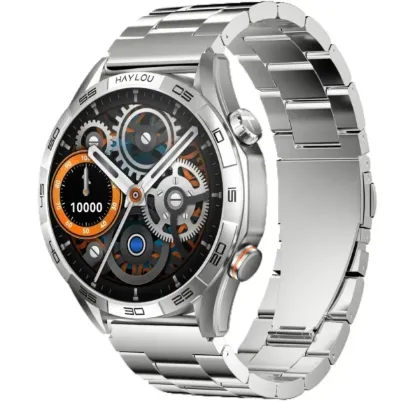 Смарт годинники Xiaomi Haylou Solar 5 HF004 LS20 Silicone + Stainless strap Silver