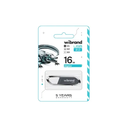 USB накопичувачі Wibrand 16GB Aligator Grey