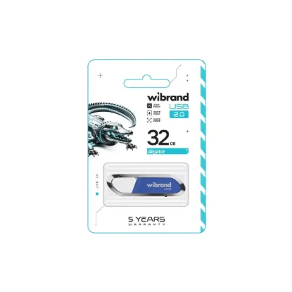 USB накопичувачі Wibrand 32GB Aligator Blue