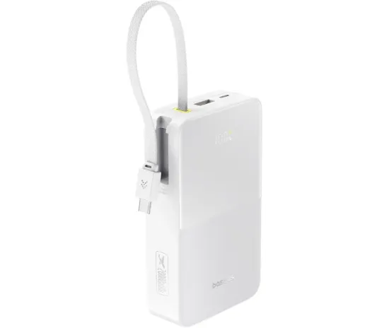Зовнішні батареї Baseus 20000mAh 22.5W EnerFill Bipow 2 Pro White