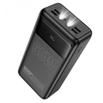 Зовнішні батареї Hoco 50000mAh 65W 4xUSB/2xType-C DB81A Black