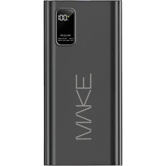 Зовнішні батареї Make 50000mAh 22.5W PD+ QC Black