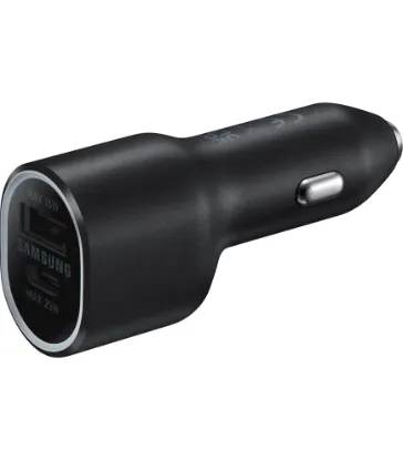 Зарядка 12V Samsung EP-L4020NBEGRU 40W Type-C + 15W USB Black