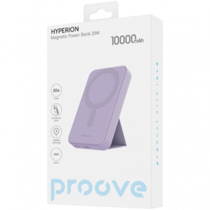 Зовнішні батареї Proove 10000mAh 20W Hyperion Magnetic Purple