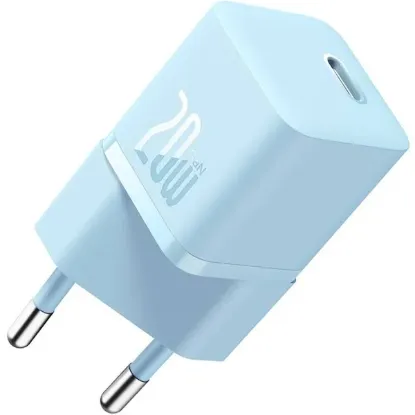 Зарядка 220V Baseus GaN5 Fast Charger (mini) 1C 20W EU Blue