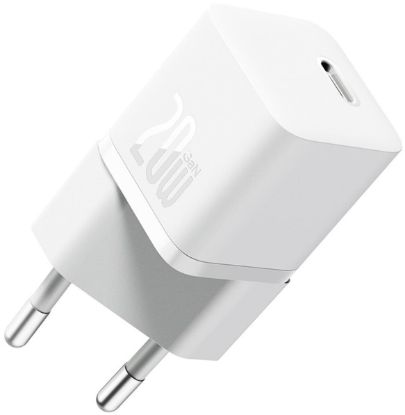Зарядка 220V Baseus GaN5S Fast Charger 1C 20W EU White