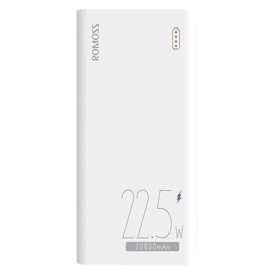 Зовнішні батареї Romoss 20000mAh Sense6 22.5W PD White