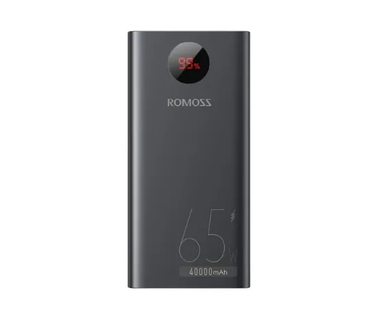 Зовнішні батареї Romoss 40000mAh Pea40 Pro 65W Black