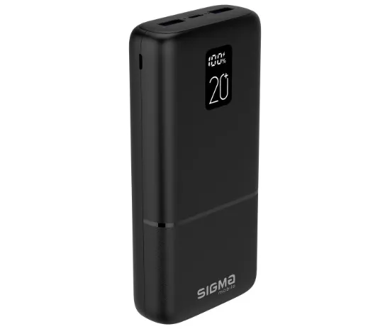 Зовнішні батареї Sigma 20000 mAh PD20W X-power SI20A4QL Black