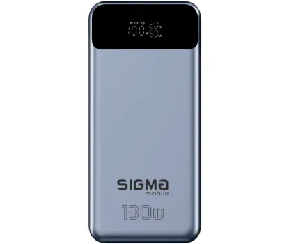 Зовнішні батареї Sigma 30000 mAh PD130W X-power SI30A7QLX Silver