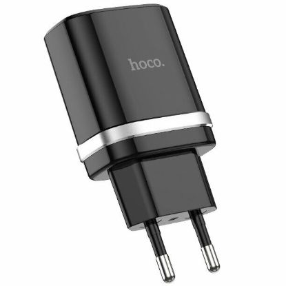 Зарядка 220V HOCO C12Q USB QC3.0 Black