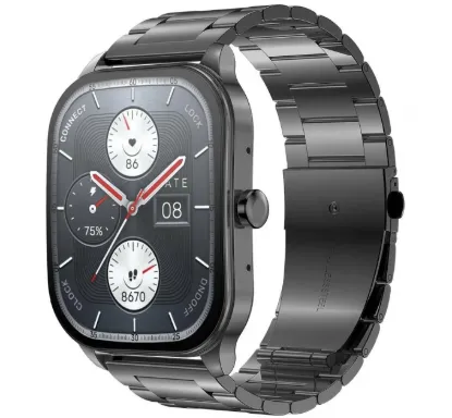 Смарт годинники Xiaomi Amazfit Pop 3S Black (Metallic Strap)