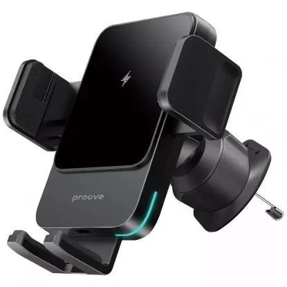 Автотримачі Proove Sonic Pro 15W Car Mount with Wireless Charger Black