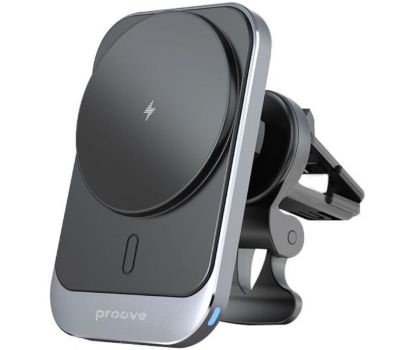 Автотримачі Proove Square Magnetic Pro Wireless Charger 15W Gray