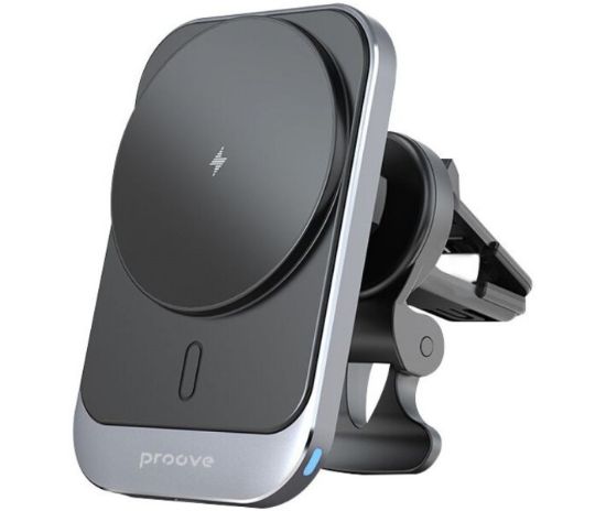 Автотримачі Proove Square Magnetic Pro Wireless Charger 15W Gray