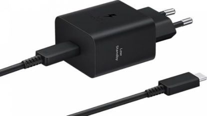 Зарядка 220V Samsung 45W Power Adapter EP-T4511XBEGEU Type-C to Type-C cable Black