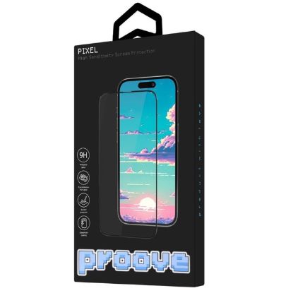 Захисне скло Proove iPhone 13 / 13 Pro Pixel Black