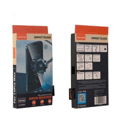 Захисне скло Senteo iPhone 13 / 13 Pro / 14 Black