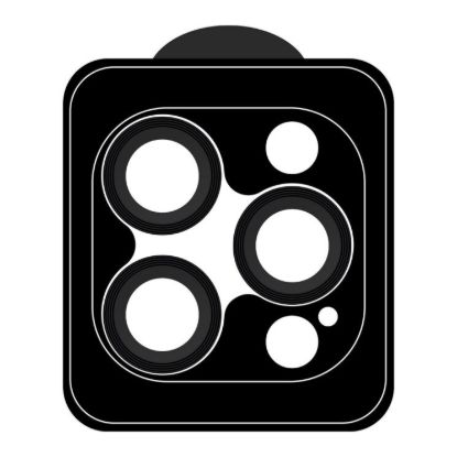 Захисне скло на камеру Full Glue iPhone 13 Pro Max Black
