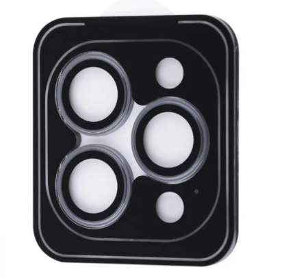 Захисне скло на камеру Full Glue iPhone 15 Pro / 15 Pro Max Black