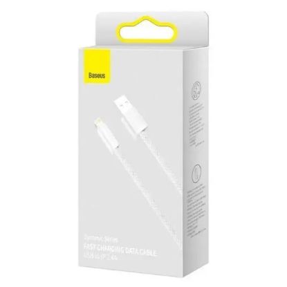 Кабелі Baseus Lightning 2.4A 1.0m Dynamic CALD000402 White