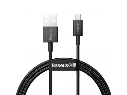 Кабелі Baseus microUSB 2.0A 1.0m Superior CAMYS-01 Black