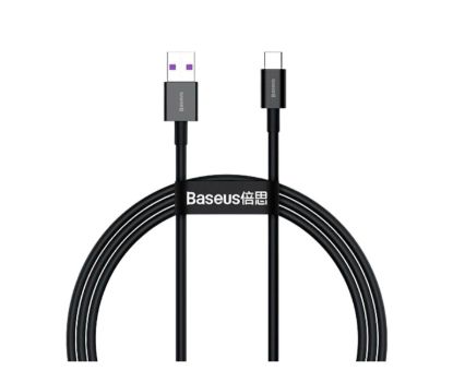 Кабелі Baseus Type-C 66W 1.0m Superior CATYS-01 Black