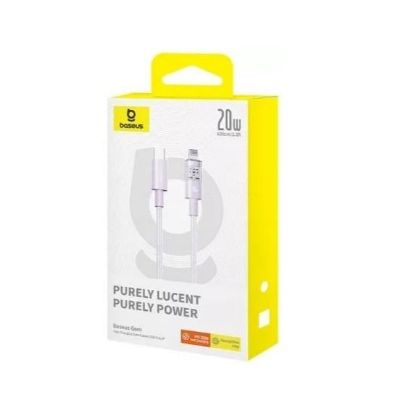 Кабелі Baseus Type-C to Lightning 20W 1.0m Gem P10373001211-00 White