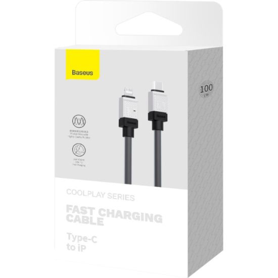 Кабелі Baseus Type-C to Lightning 20W 2.0m Coolplay CAKW000101 Black