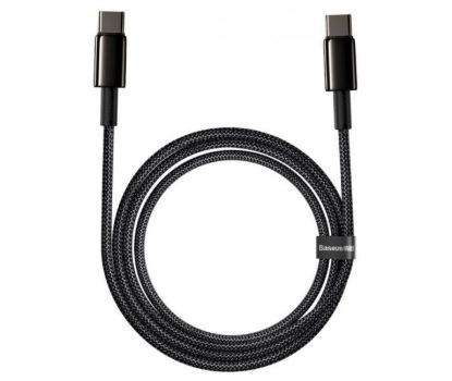 Кабелі Baseus Type-C to Type-C 100W 1.0m Coolplay CAKW000201 Black
