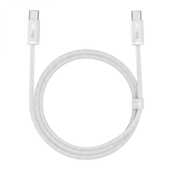 Кабелі Baseus Type-C to Type-C 100W 1.0m Coolplay CAKW000202 White