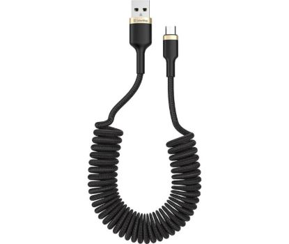 Кабелі ColorWay microUSB 2.4A 0.35-1.5m CW-CBUM051-BK Black