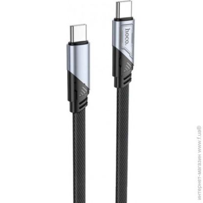 Кабелі HOCO U119 Type-C to Type-C 60W 3.0A 1.2m Black
