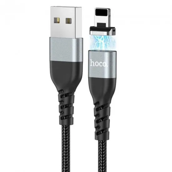 Кабелі HOCO U96 Lightning 2.4A 1.2m Black