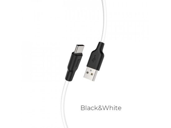 Кабелі HOCO X21 Plus Type-C 3.0A 2.0m Black White