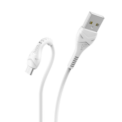 Кабелі HOCO X37 microUSB 2.4A 1.0m White