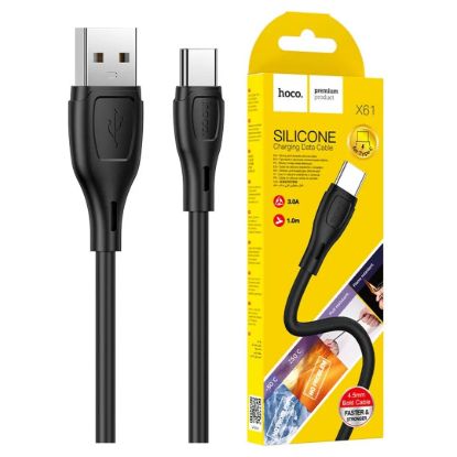 Кабелі HOCO X61 Type-C 3.0A 1.0m Black