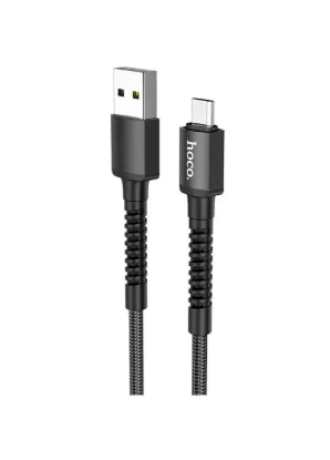 Кабелі HOCO X71 microUSB 2.4A 1.0m Black