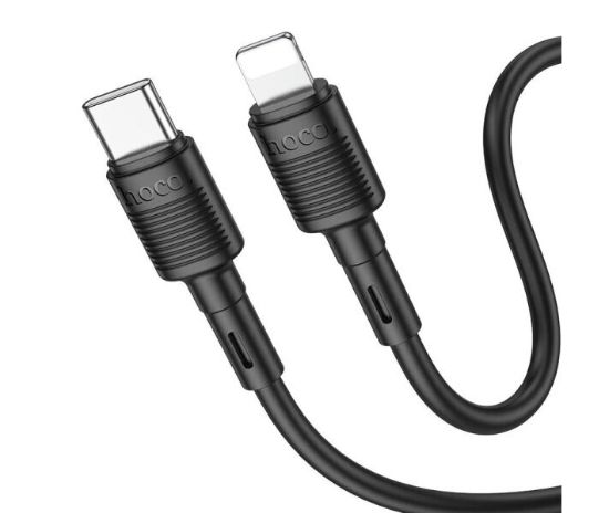 Кабелі HOCO X83 Type-C to Lightning PD20W 1.0m Black