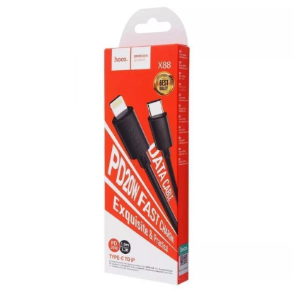 Кабелі HOCO X88 Lightning 2.4A 1.0m Black