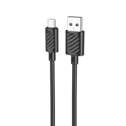 Кабелі HOCO X88 microUSB 2.4A 1.0m Black