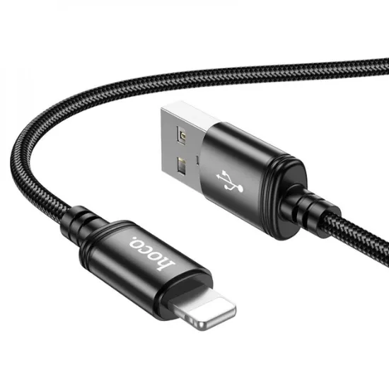 Кабелі HOCO X89 Lightning 2.4A 1.0m Black
