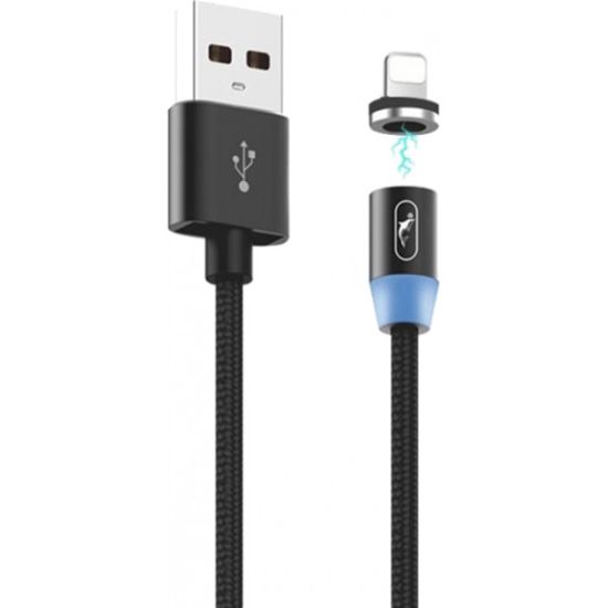Кабелі SkyDolphin Lightning Magnetic 2.4A 1.0m S59L Black