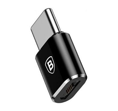 Перехідник Baseus Mini Micro Female to Type-C Male Black