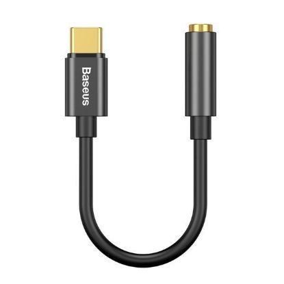 Перехідник Baseus Type-C Male to 3.5mm Female Adapter L54 Black