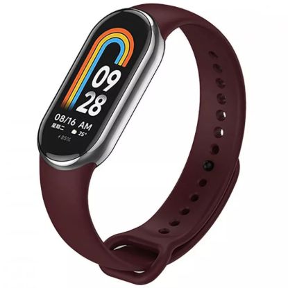 Ремінець до фітнес браслета Xiaomi Mi Band 8 Бордовий