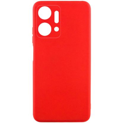 Чохол-накладка Silicone Case (силикон Soft Touch) Honor X7a Wine Red