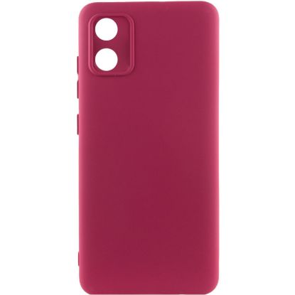 Чохол-накладка Silicone Case (силикон Soft Touch) Motorola E13 Wine Red
