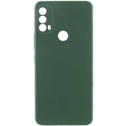 Чохол-накладка Silicone Case (силикон Soft Touch) Motorola E40 Midnight Green